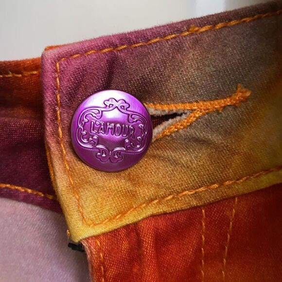 Nanette Lepore L’ Amour denim Legging Sz3 - Picture 3 of 7